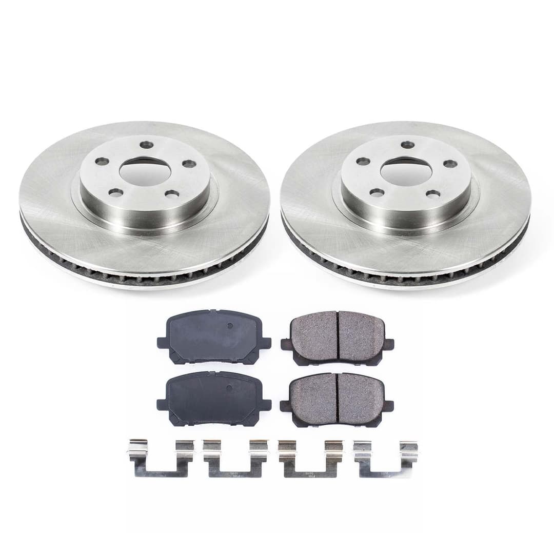Premium Ceramic Brake Pad & Rotor Kit (Front)